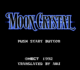 Moon Crystal (english translation) Title Screen